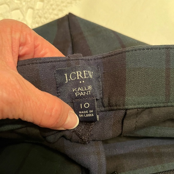 Jcrew plaid trousersers - Picture 1 of 3